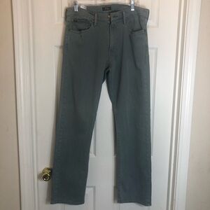 Polo Ralph Lauren Green Jeans. Men’s Size 33 x 32